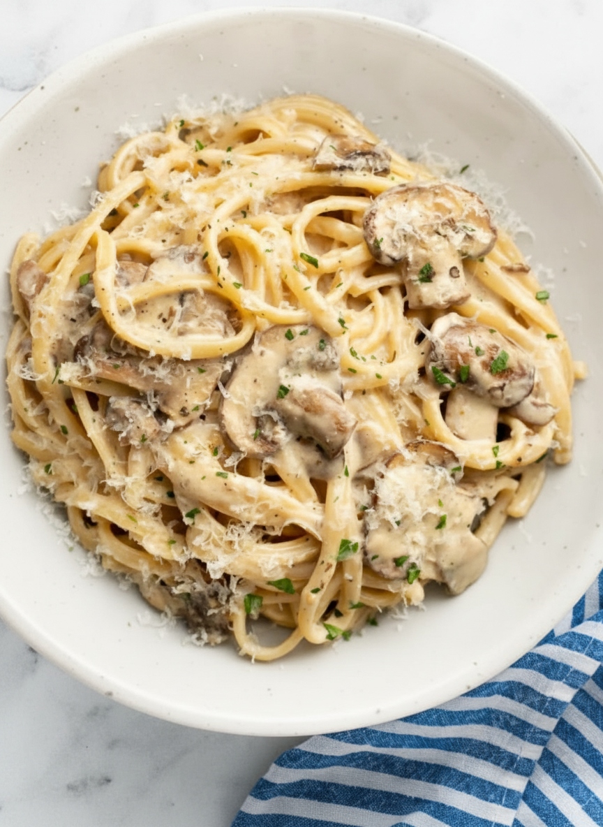 Creamy Mushroom Pasta
