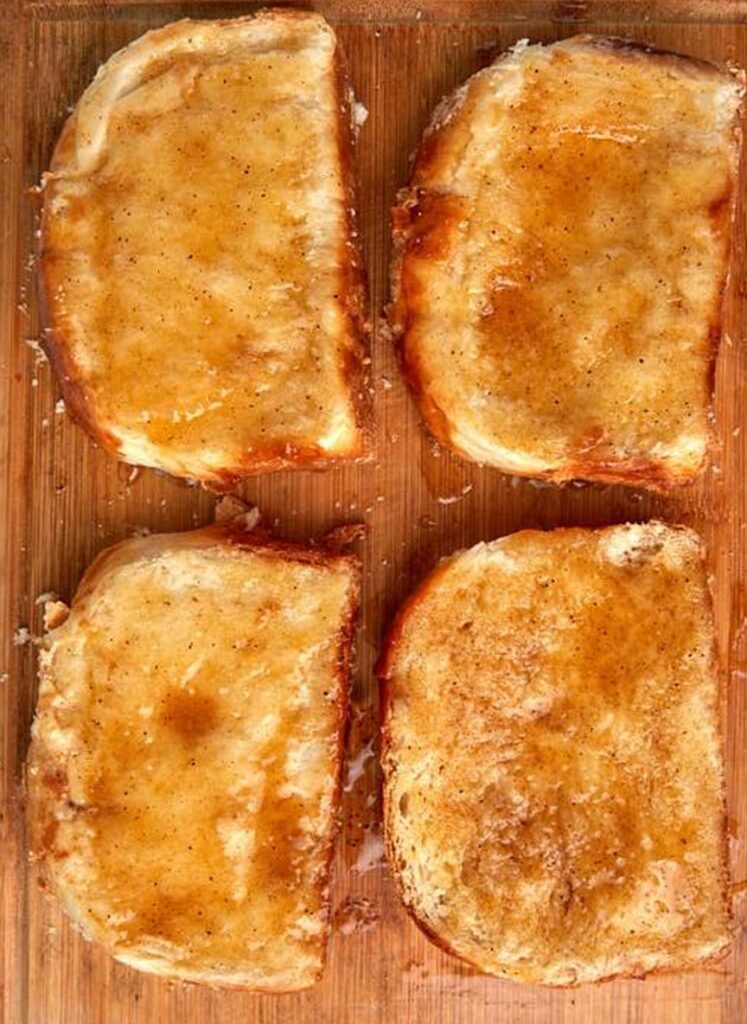 Crispy Honey Butter Toast Recipe