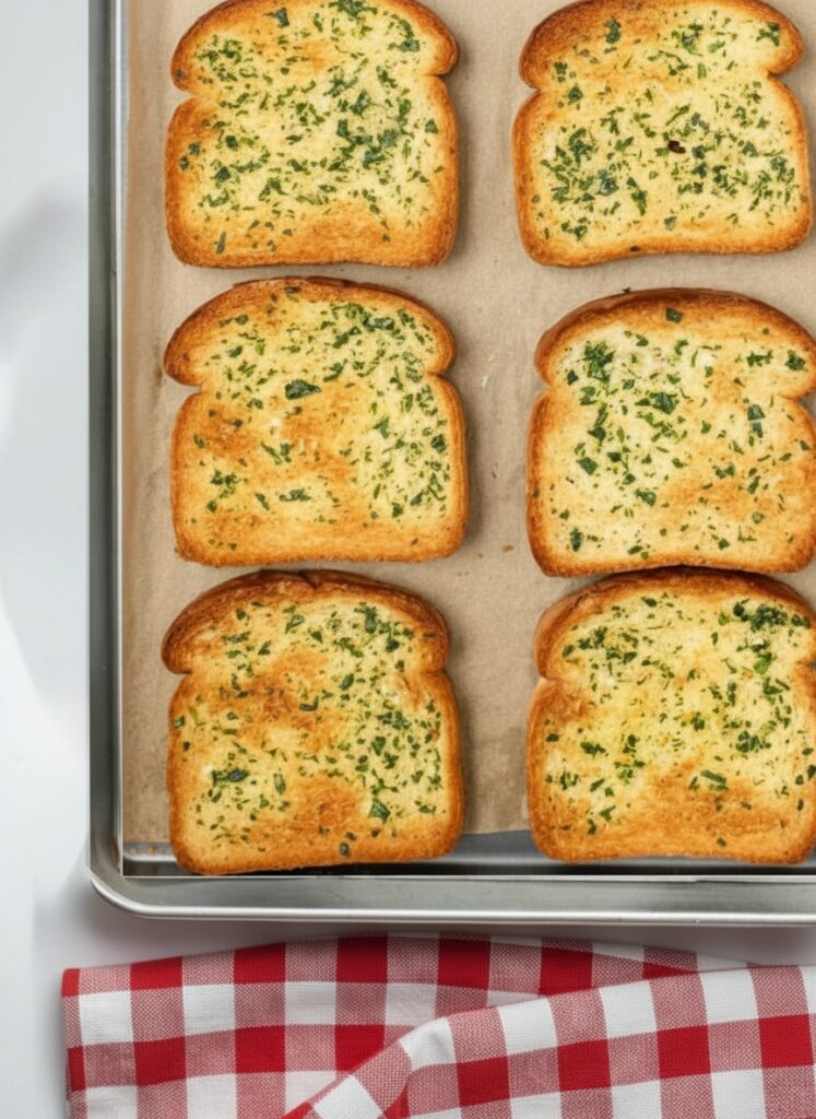 Easy Skillet Garlic Bread