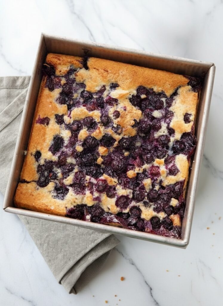 Homemade Blueberry Cobbler