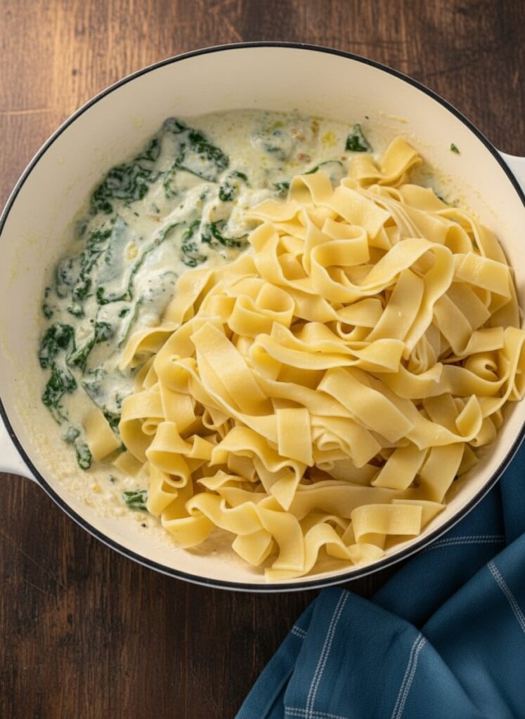 Lemon Ricotta Spinach Pasta