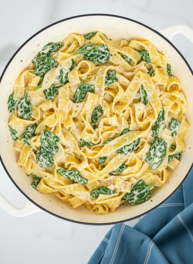 Lemon Ricotta Spinach Pasta
