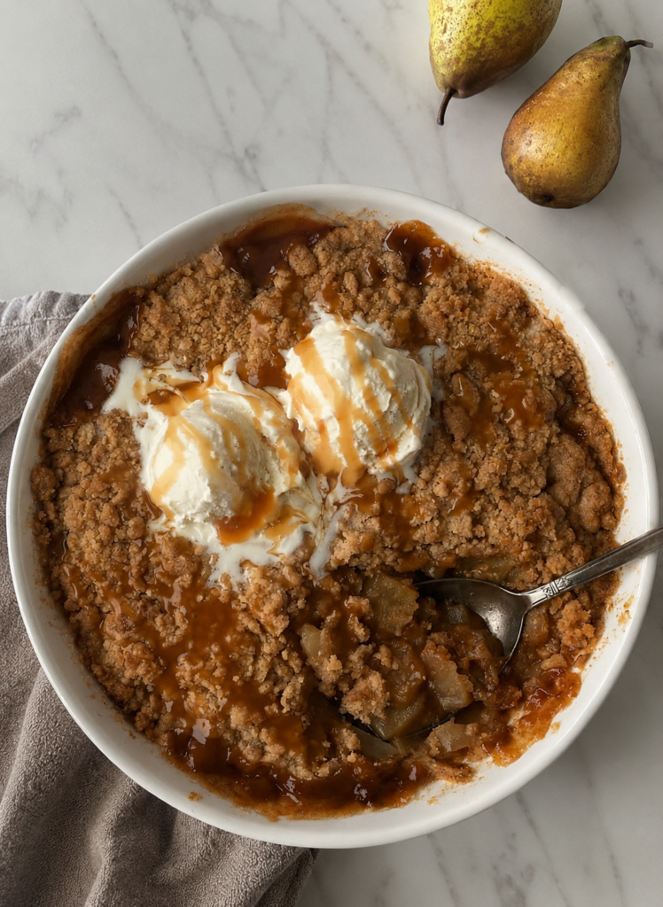 Pear Crumble