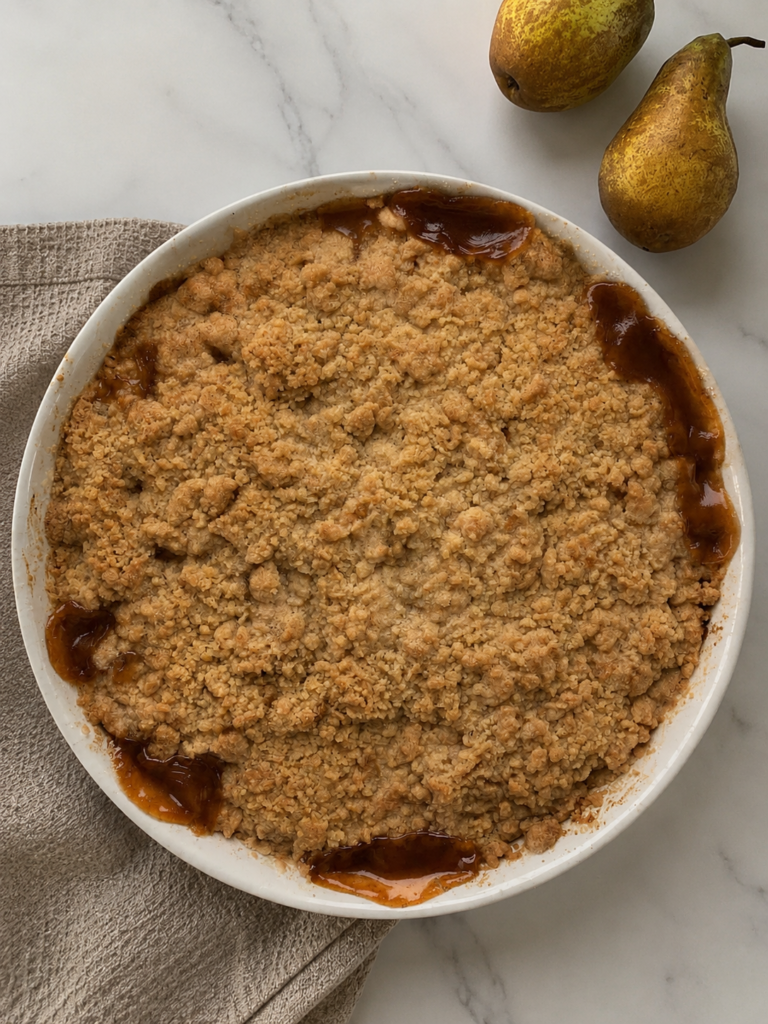 Pear Crumble