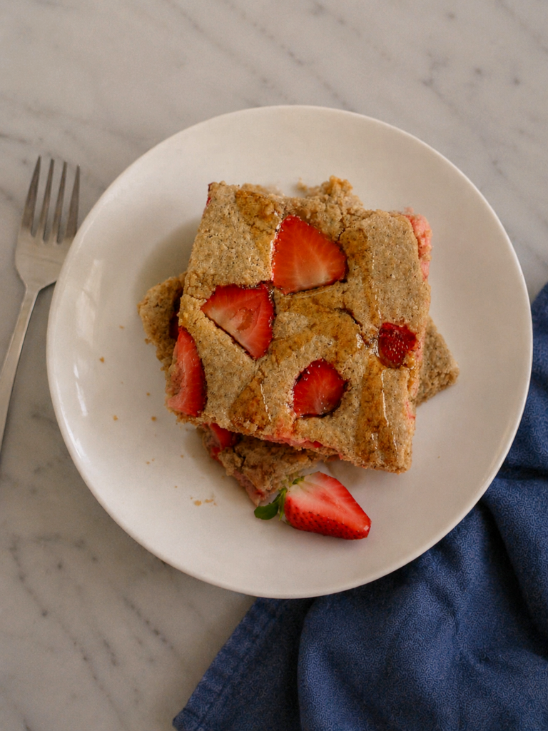 Sheet Pan Strawberry Pancakes