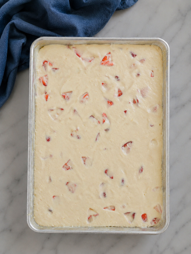 Sheet Pan Strawberry Pancakes